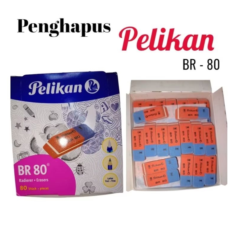 

Penghapus Pelikan BR 80 Orange-Biru