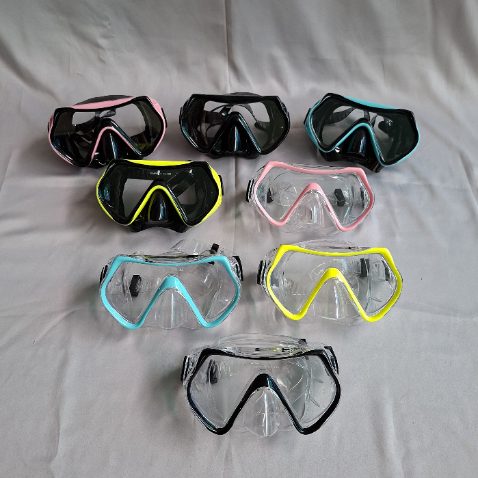 COWFISH kacamata selam mask diving kacamata snorkling tempered glass P1014