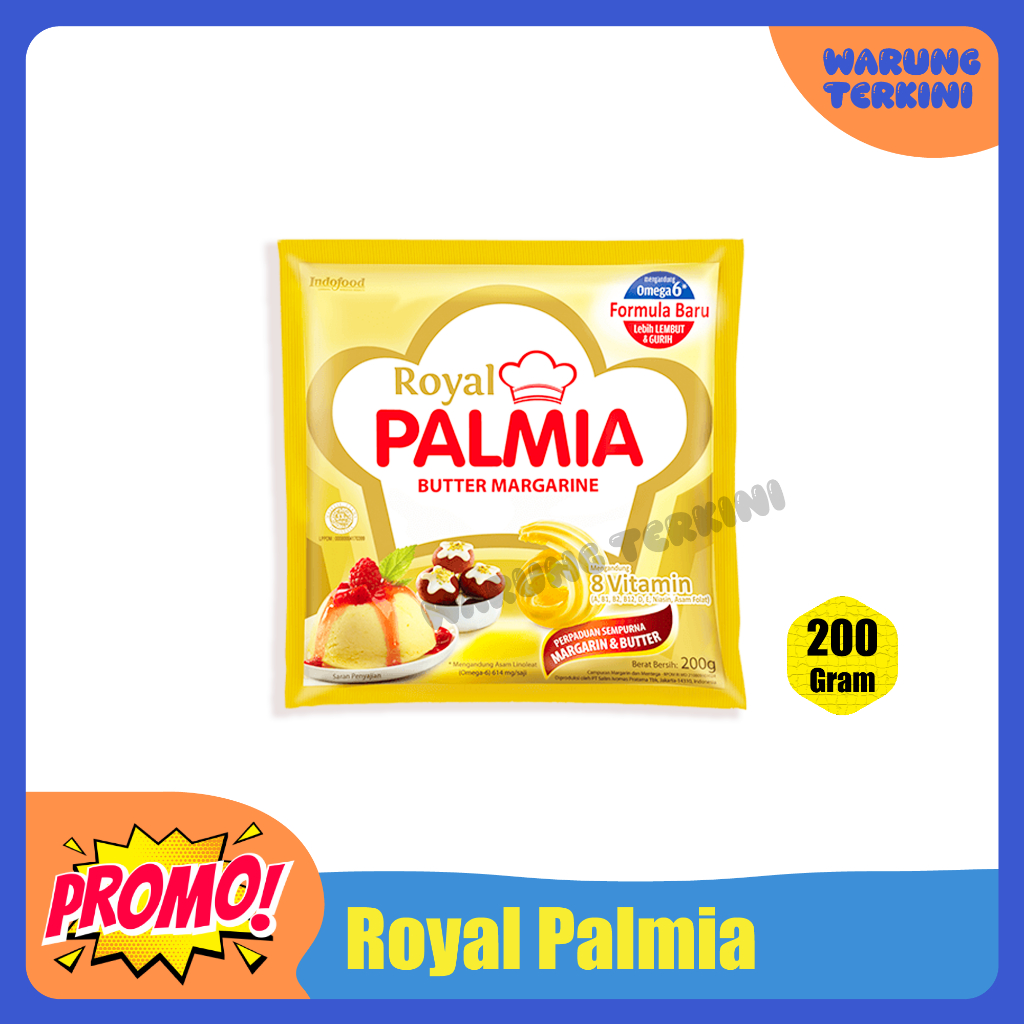

Royal Palmia Butter Margarine 200g | Perpaduan Sempurna Margarin dan Butter