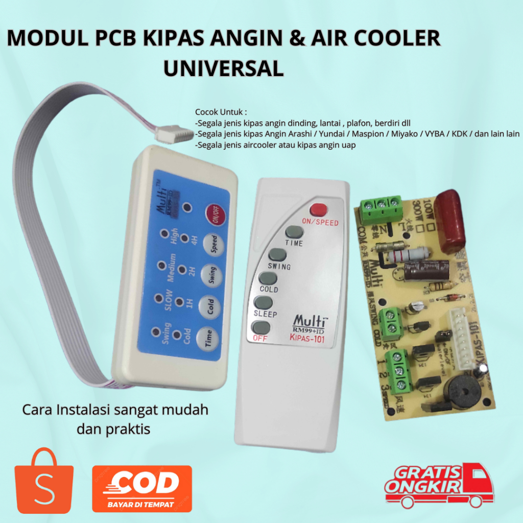 Modul PCB Air Cooler Universal / Remote modul pcb air cooler multi universal