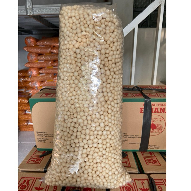 

pilus putih rasa gurih renyah original tanpa bumbu tabur