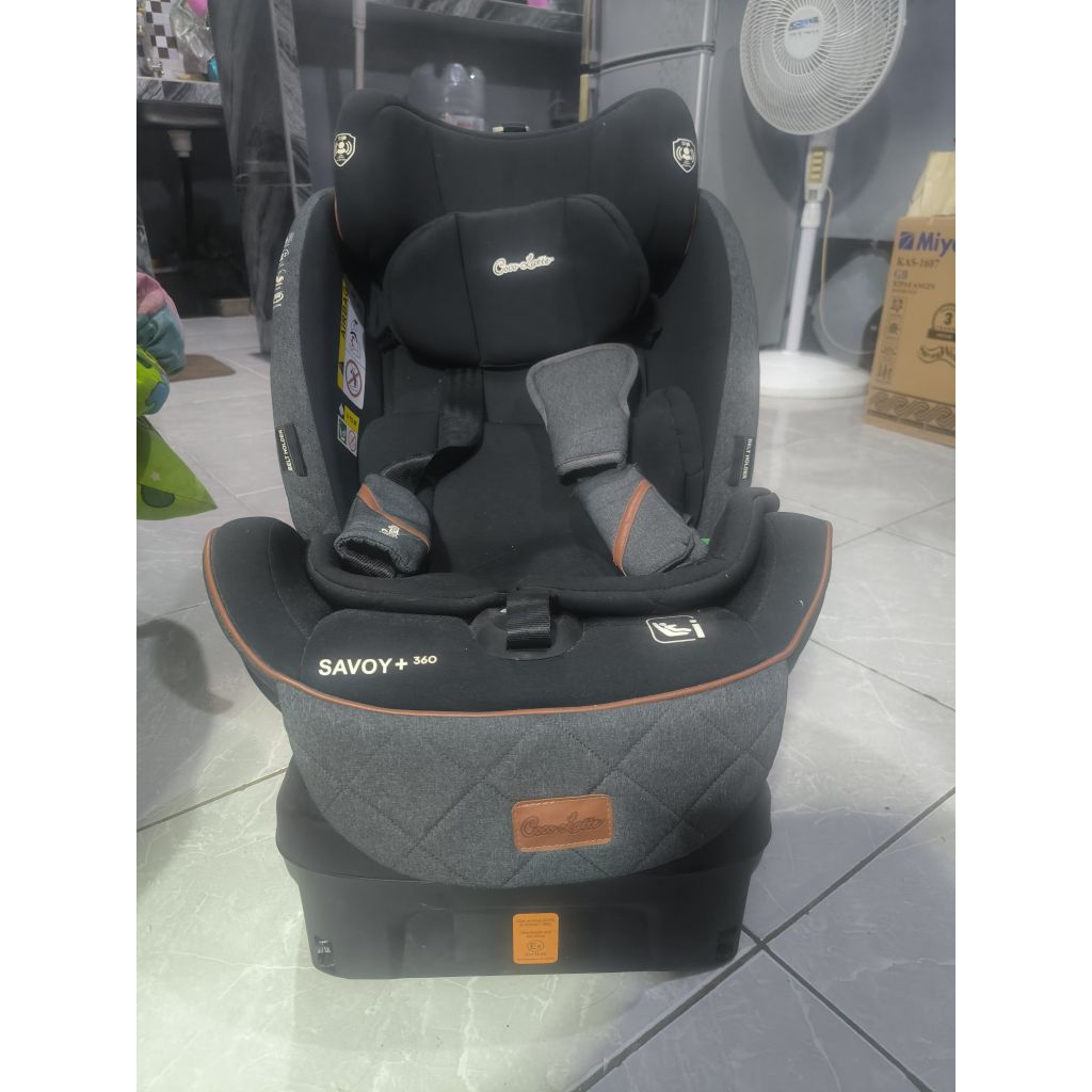 preloved car seat cocolatte savoy 360+