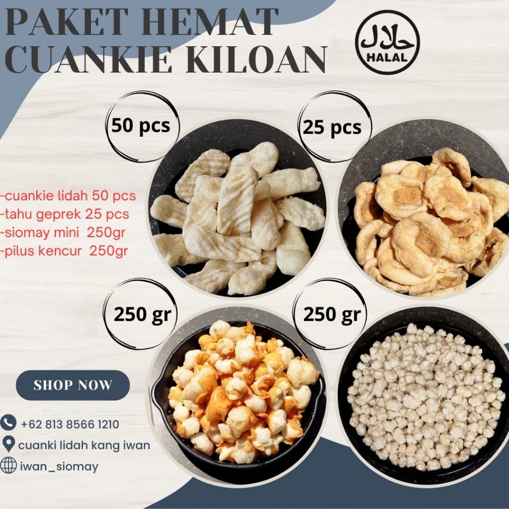 

PAKET HEMAT CUANKI 250 GR