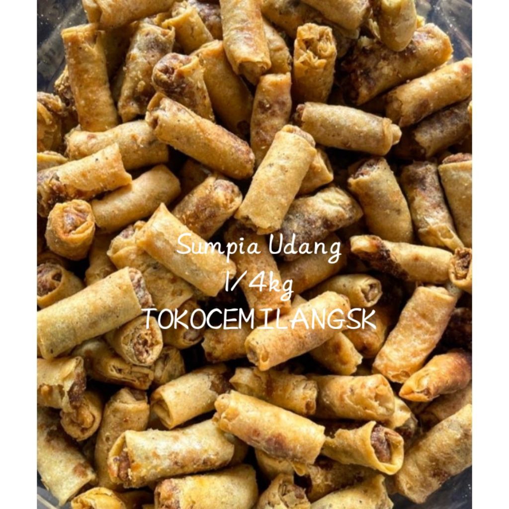 

Sumpia Udang 250gr/ Sumpia Udang Gurih Renyah Muarah/Cemilan terlaris