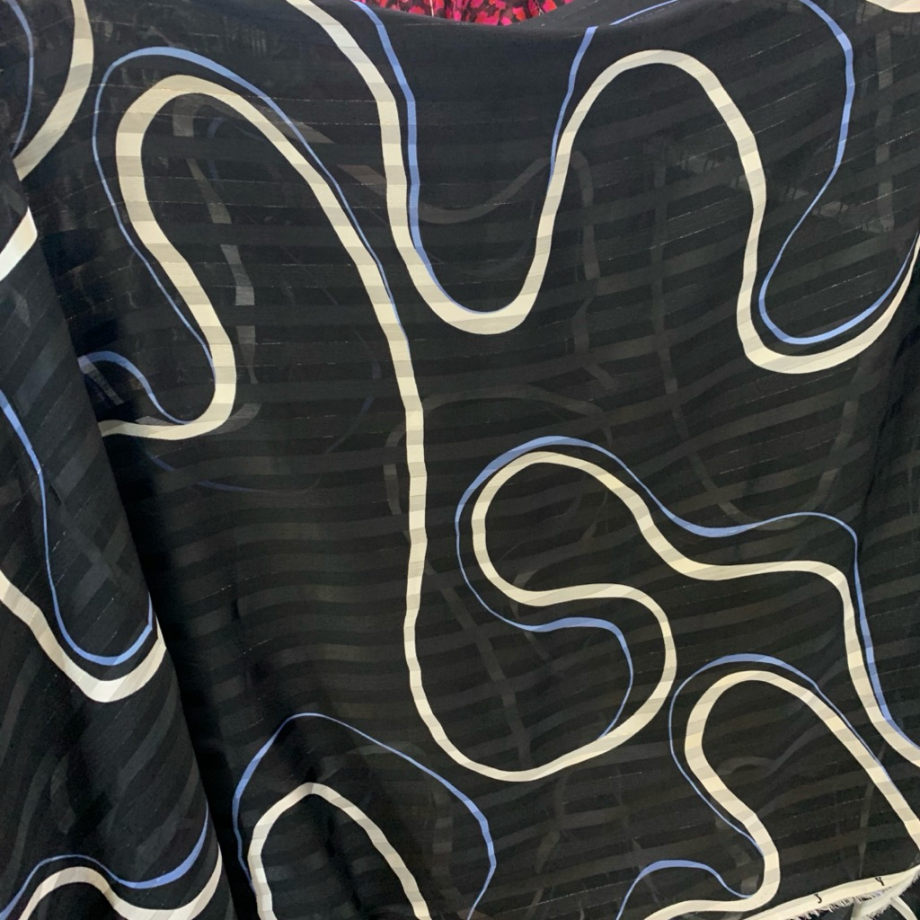 kain sifon silk motif - kain sifon silk dobby - kain sifon silk luxury premium