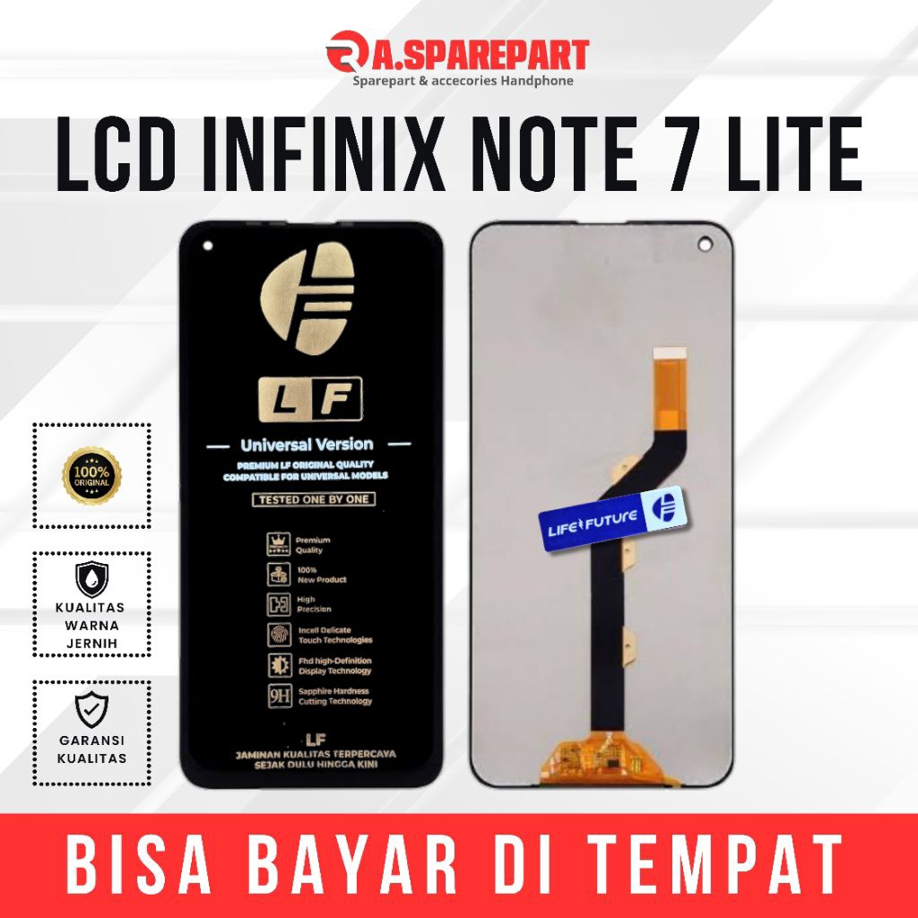 LCD Infinix Note 7 Lite X656 Fullset Original Life Future