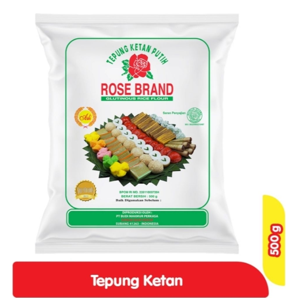

Tepung Beras Ketan Rose Brand Tepung Ketan Putih 500g