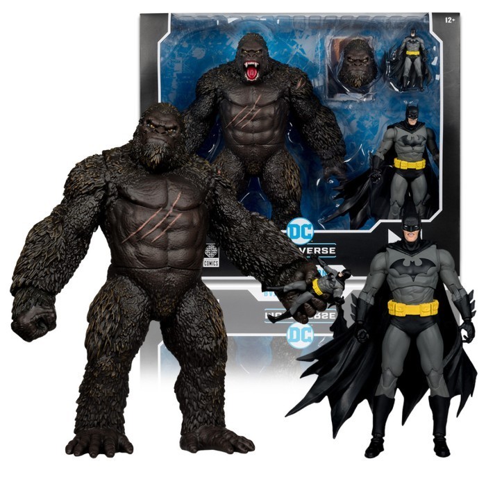 McFarlane Toys Batman vs. Kong (Justice League vs. Godzilla vs. Kong) Monsterverse Multi Pack
