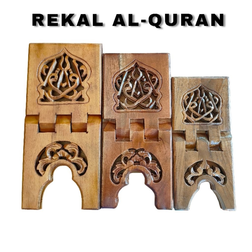 PROMO Rekal Al - Quran Dudukan Quran Kayu – Rekal Estetik Minimalis untuk Mengaji & Dekorasi