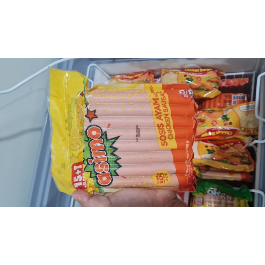 

ASIMO Chicken Sausages SOSIS 500GR // 15+1 SOSIS