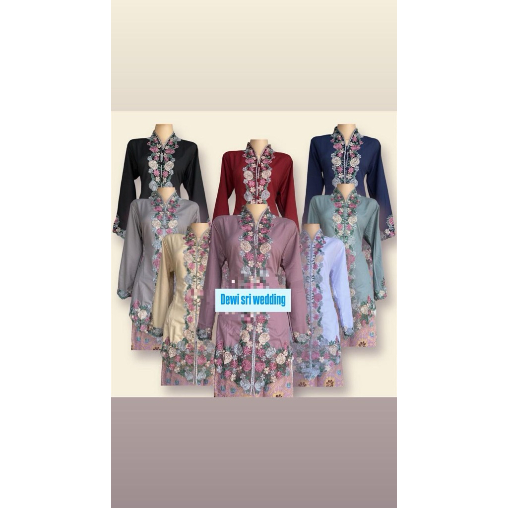 kebaya katun/kebaya dewasa katun bunga/Kebaya encim