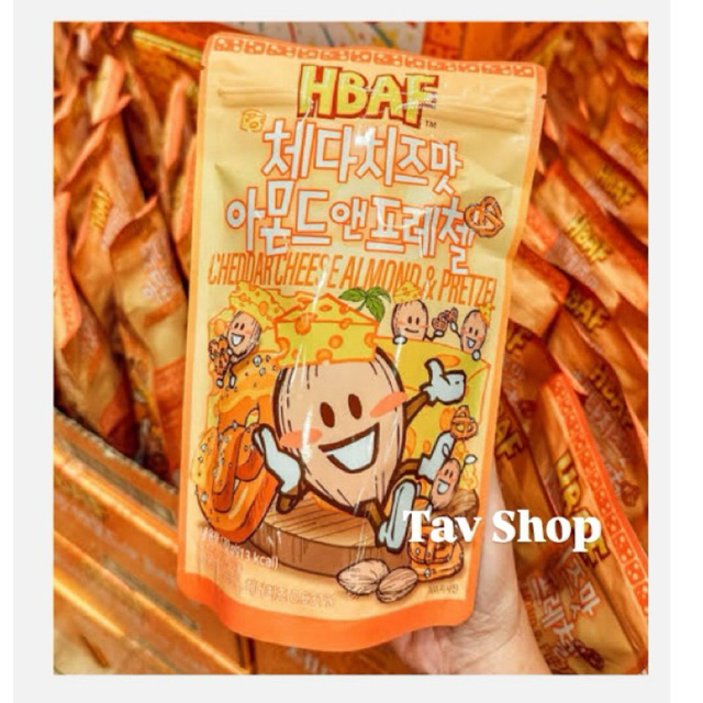 

HBAF Cheedar Cheese Almond & Pretzel from Korea
