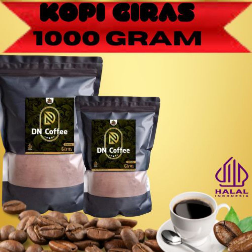 

BUBUK kopi giras giling halus 1000 gram