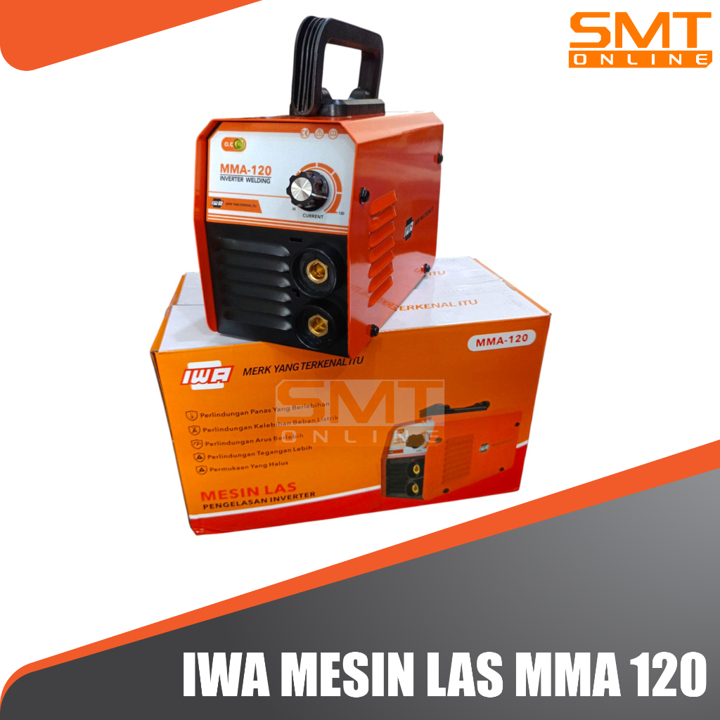 Mesin Las Listrik 450watt IWA Mesin las Rumahan Hemat Energi Set Bonus Kelengkapan