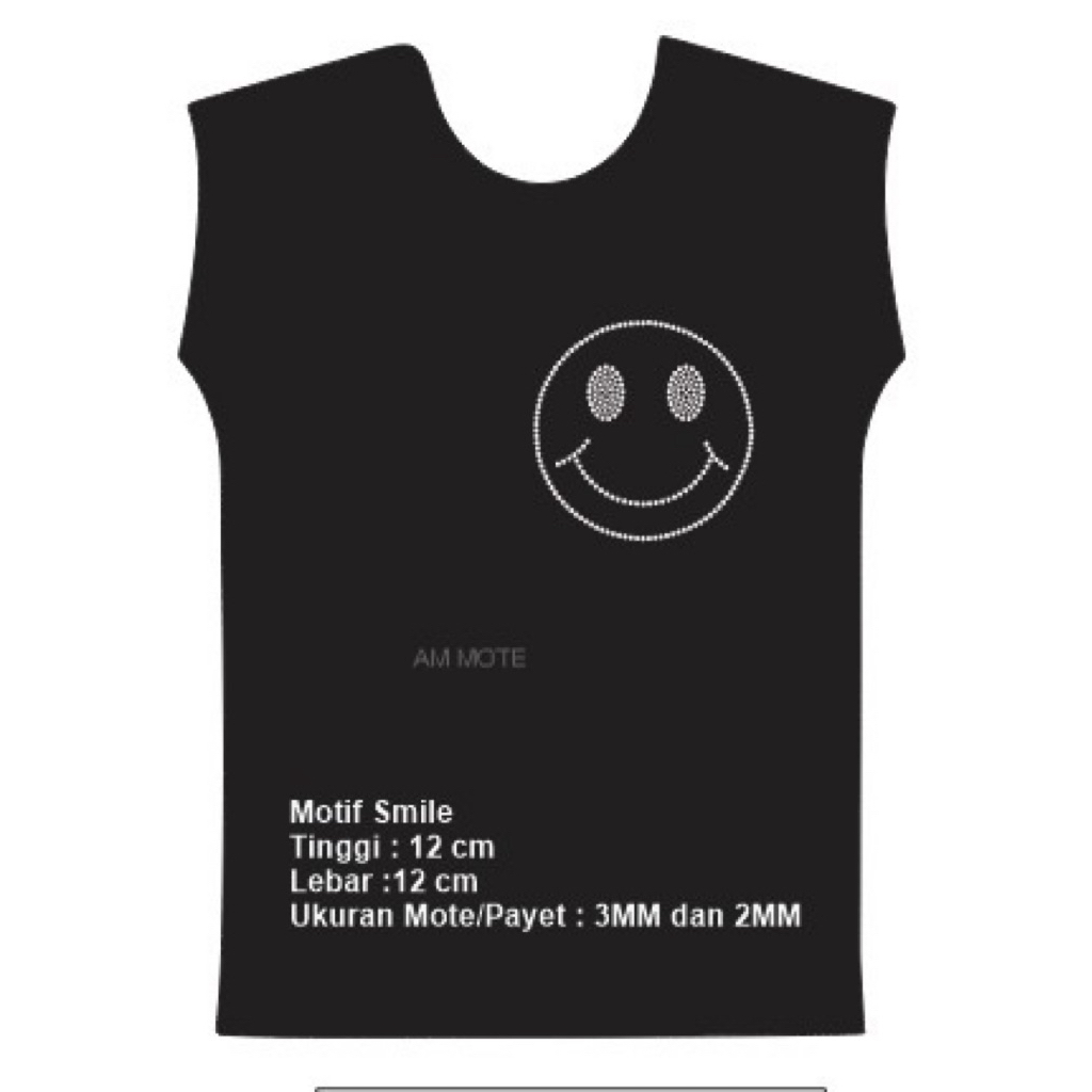 PAYET PRESS MOTE TEMPEL SWAROVSKI MOTIF SMILE