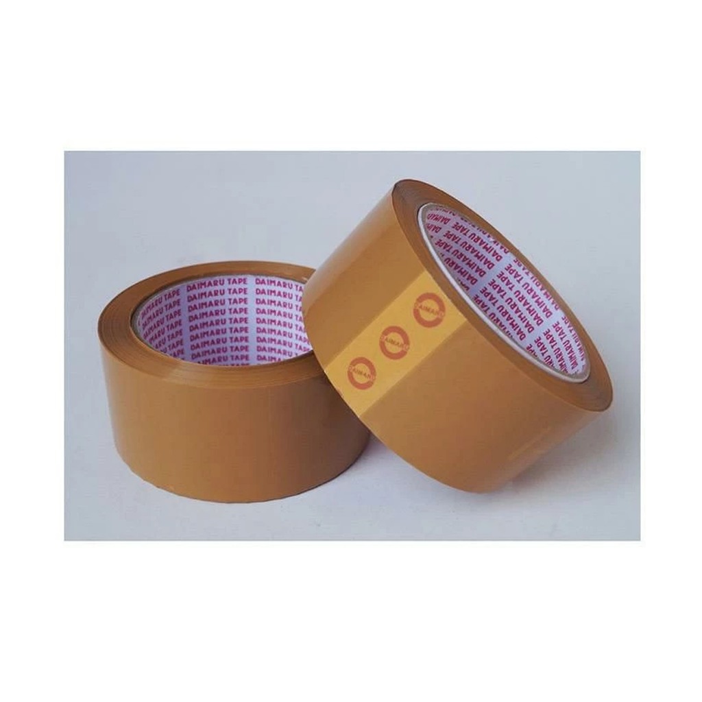 

Lakban OPP Tape Coklat Daimaru 48mm x 90yard Isolasi Solatip 2 Inch | Lakban Coklat - 1 Roll