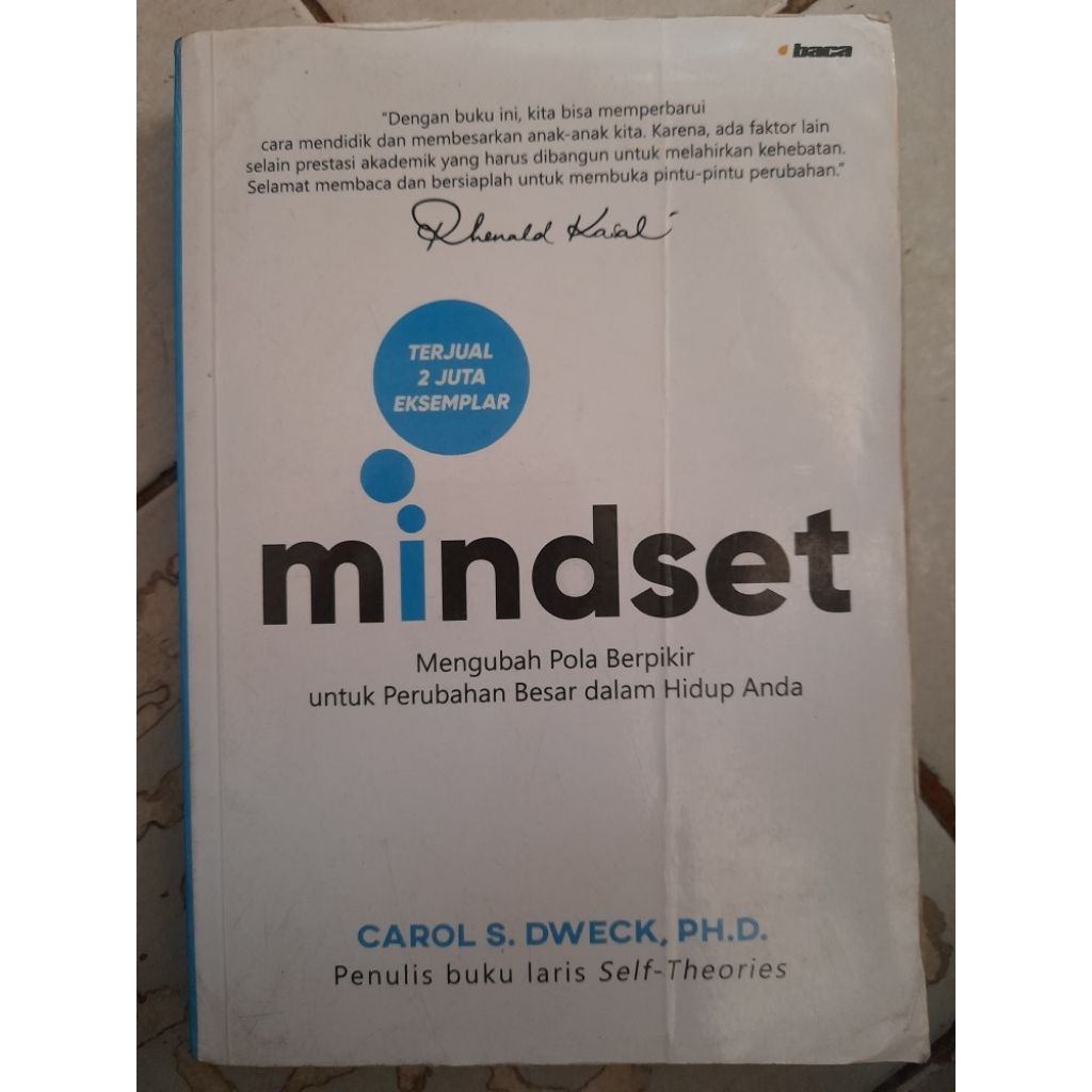 PRELOVED BUKU || Mindset by Carol S. Dweck, PH.D. || Bahasa Indonesia