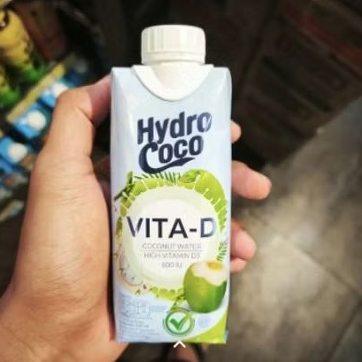 

Hydro coco Vita D coconut water | minuman air kelapa high vitamin D3 330 ml