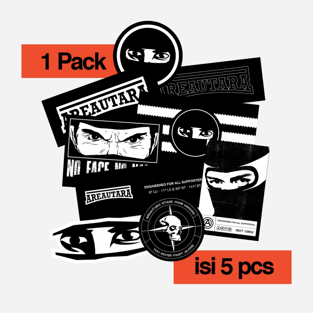 

AREAUTARA - Sticker Pack isi 5 pcs