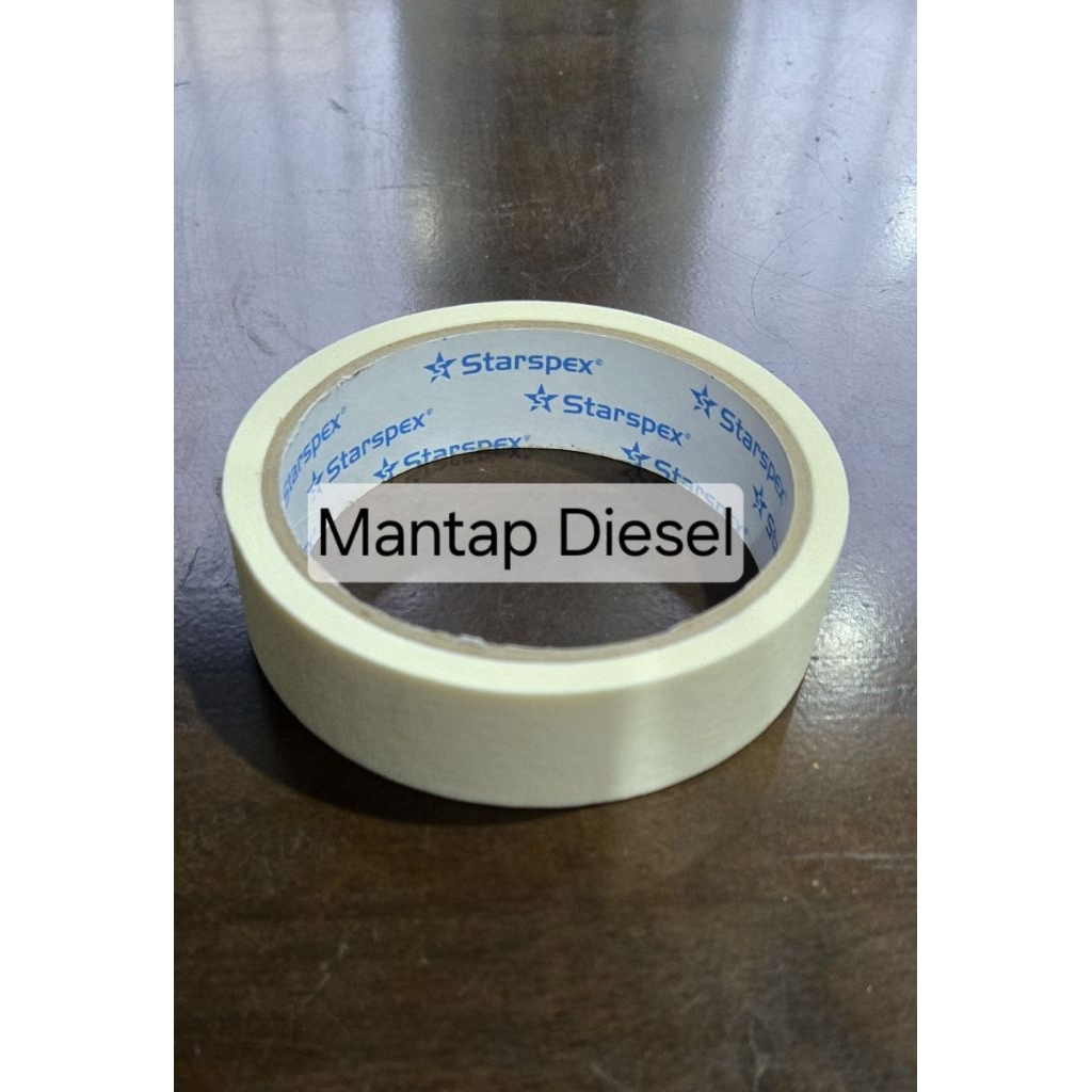 

Lakban Kertas / Masking Tape 24 mm ( 1" inch ) x 15 Meter STARSPEX ( PCS )