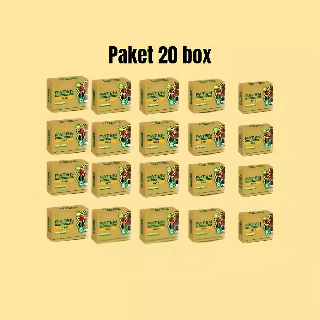 20 BOX ( 240 SACHET ) - Pupuk Paten Gold / Paten Gold Pupuk Organik Cair Praktis