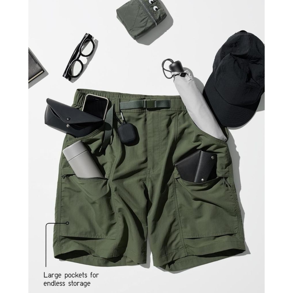 UNIQLO Celana Pendek Nilon Geared Short Easy Pants ORIGINAL TERMURAH