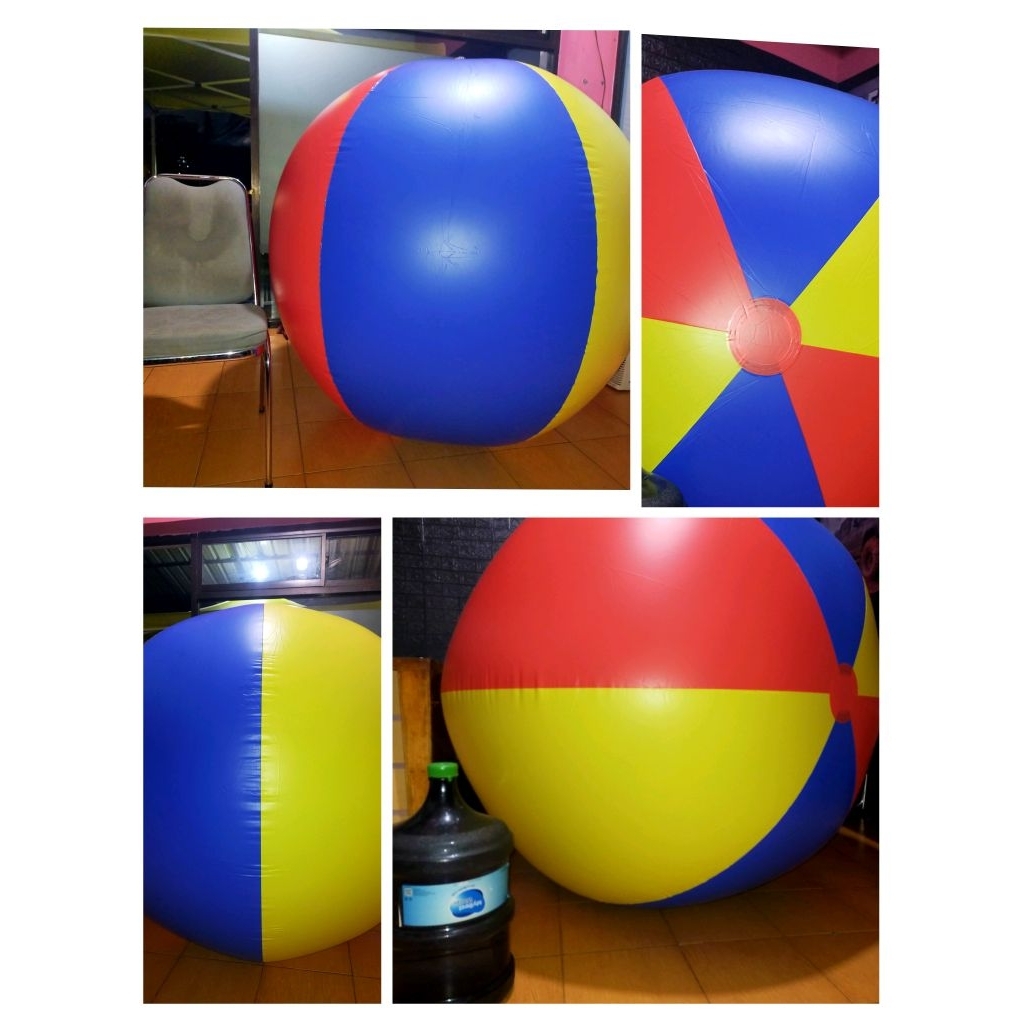 bola pantai voli besar jumbo permainan outbound