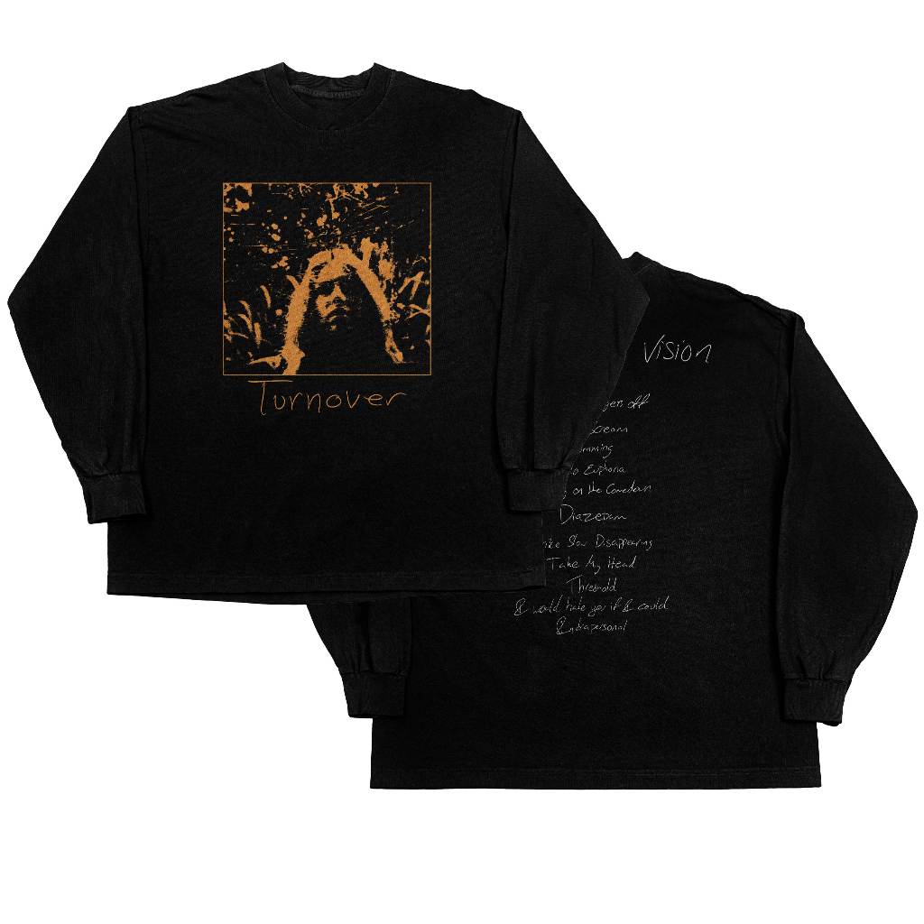 Kaos Turnover Peripheral Vision Longsleeve Band Modern Indie Rock Flexinc Tebal 16s Heavyweight