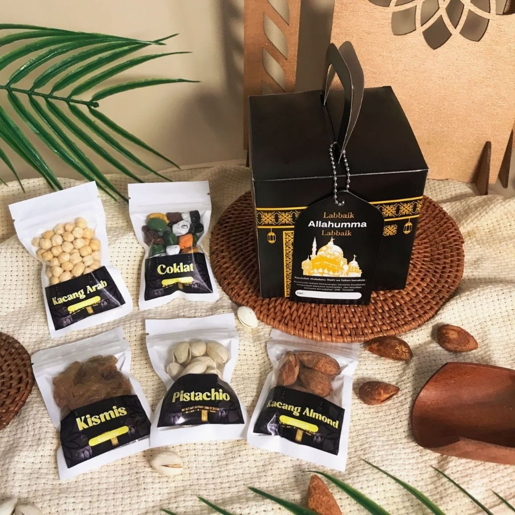

Paket Oleh-oleh Haji & Umroh Premium Murah Estetik Minimalis Ecer Satuan Grosir