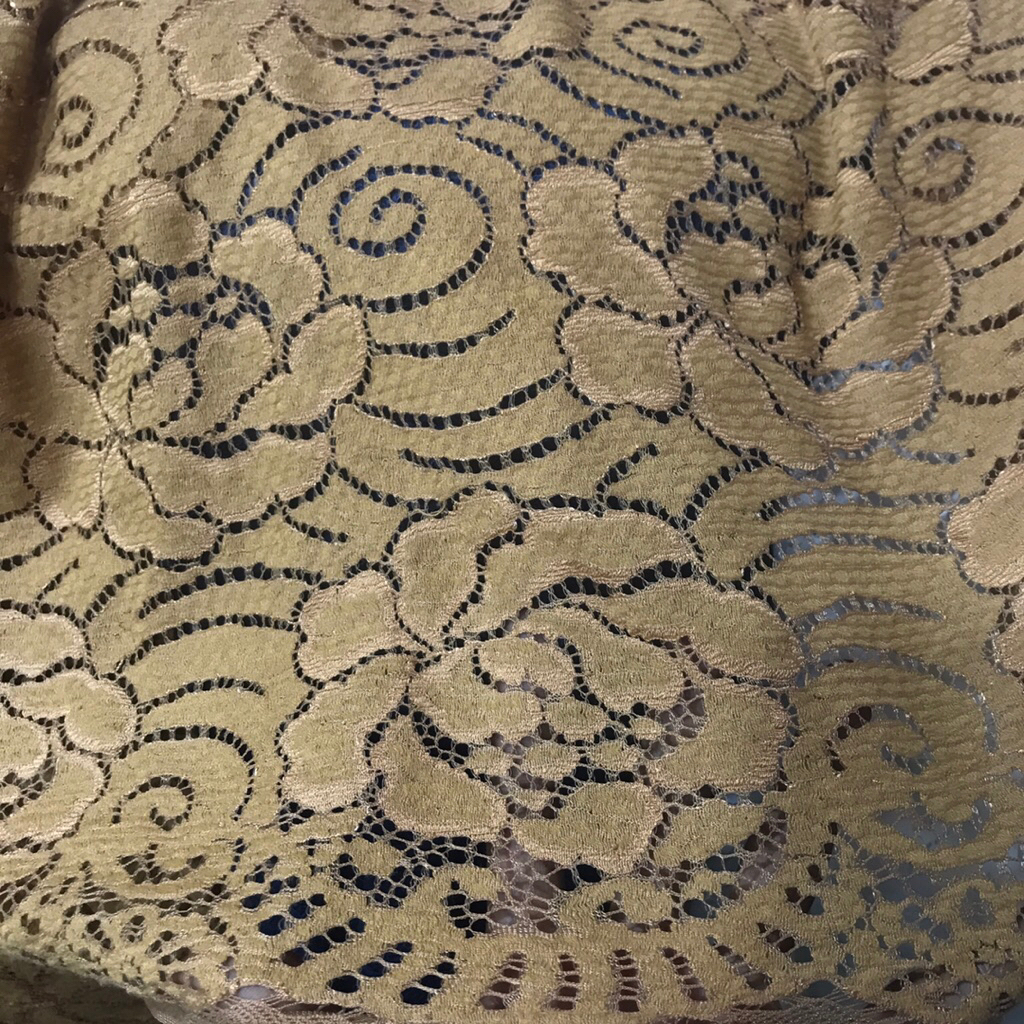 kain brokat katun / bahan brokat mewah / brokat katun mewah / brokat meteran (harga 0,5 meter)