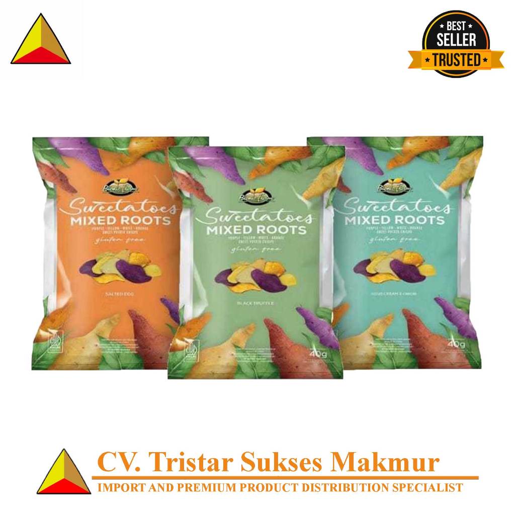 

SWEETATOES Mixed Roots Keripik Ubi Mix 40 Gram / Sweetatoes