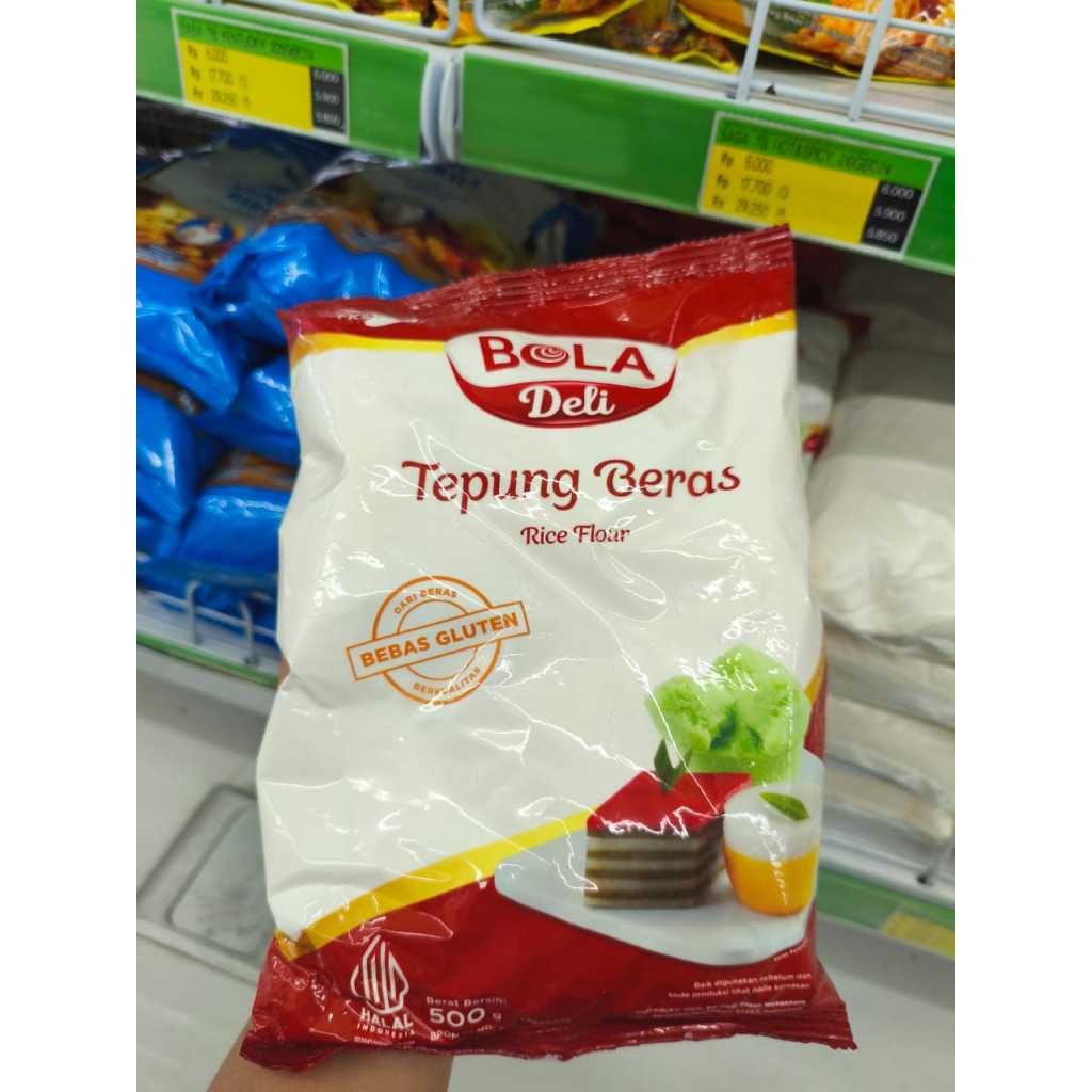 

Tepung Beras Cap Bola 500 gram