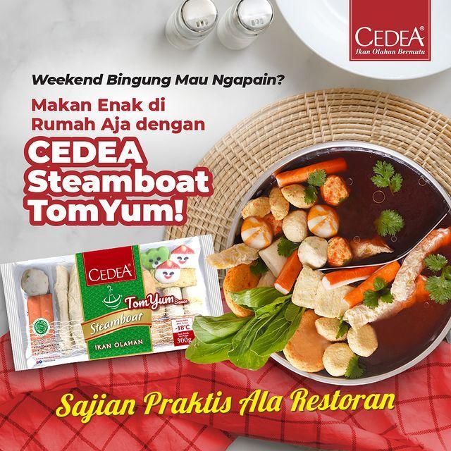 

CEDEA Paket Steamboat Set Dashi Tomyum Sauce - Kaldu Rumput Laut Tom Yum 300g Cedea - Kheiza Frozen