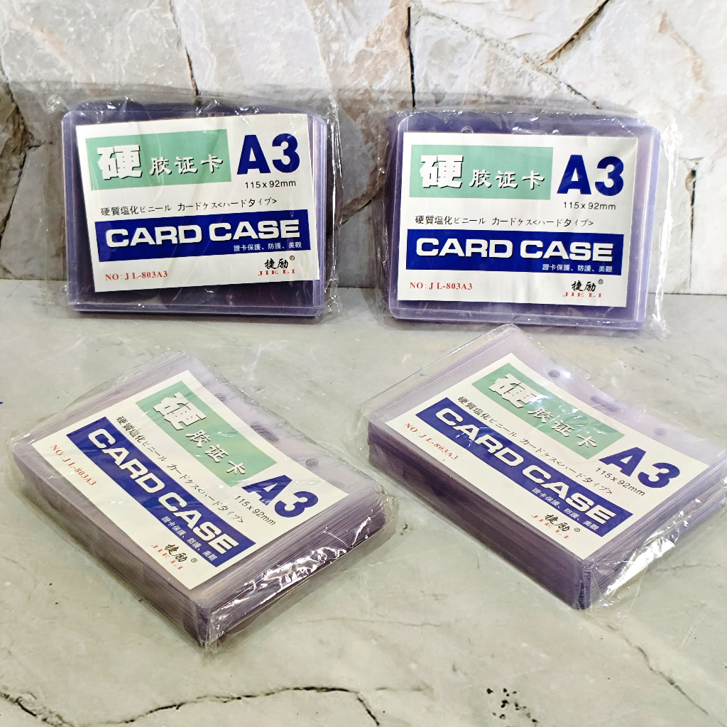 

SATU PACK ( 20 BIJI ) Plastik Id Card Mika A3