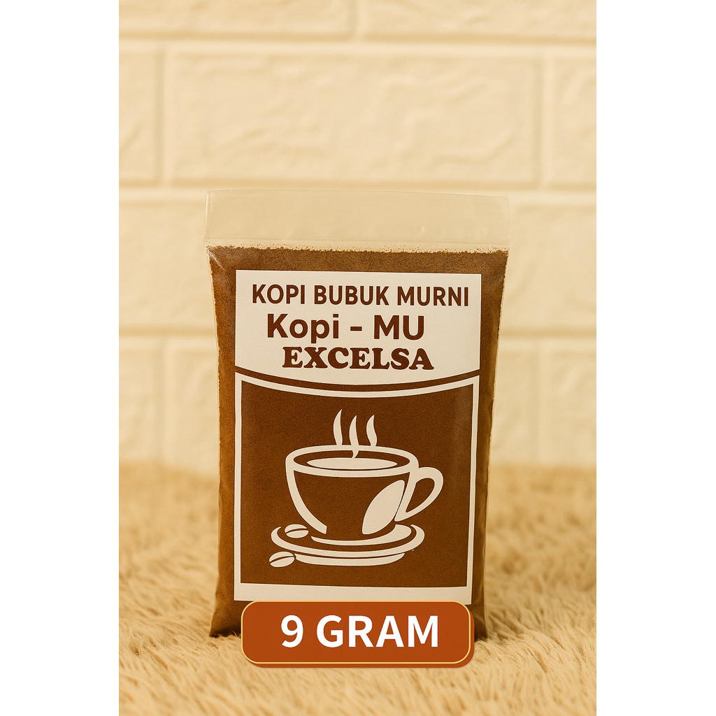 

Kopi Bubuk Murni Robusta Excelsa Kemasan Sachet 9 Gram – Kopi MU Asli Jombang