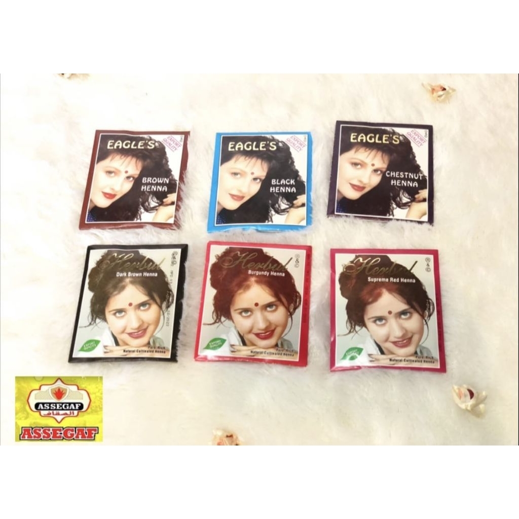 EAGLE'S HENNA / PEWARNA RAMBUT / SEMIR RAMBUT - Brown Henna