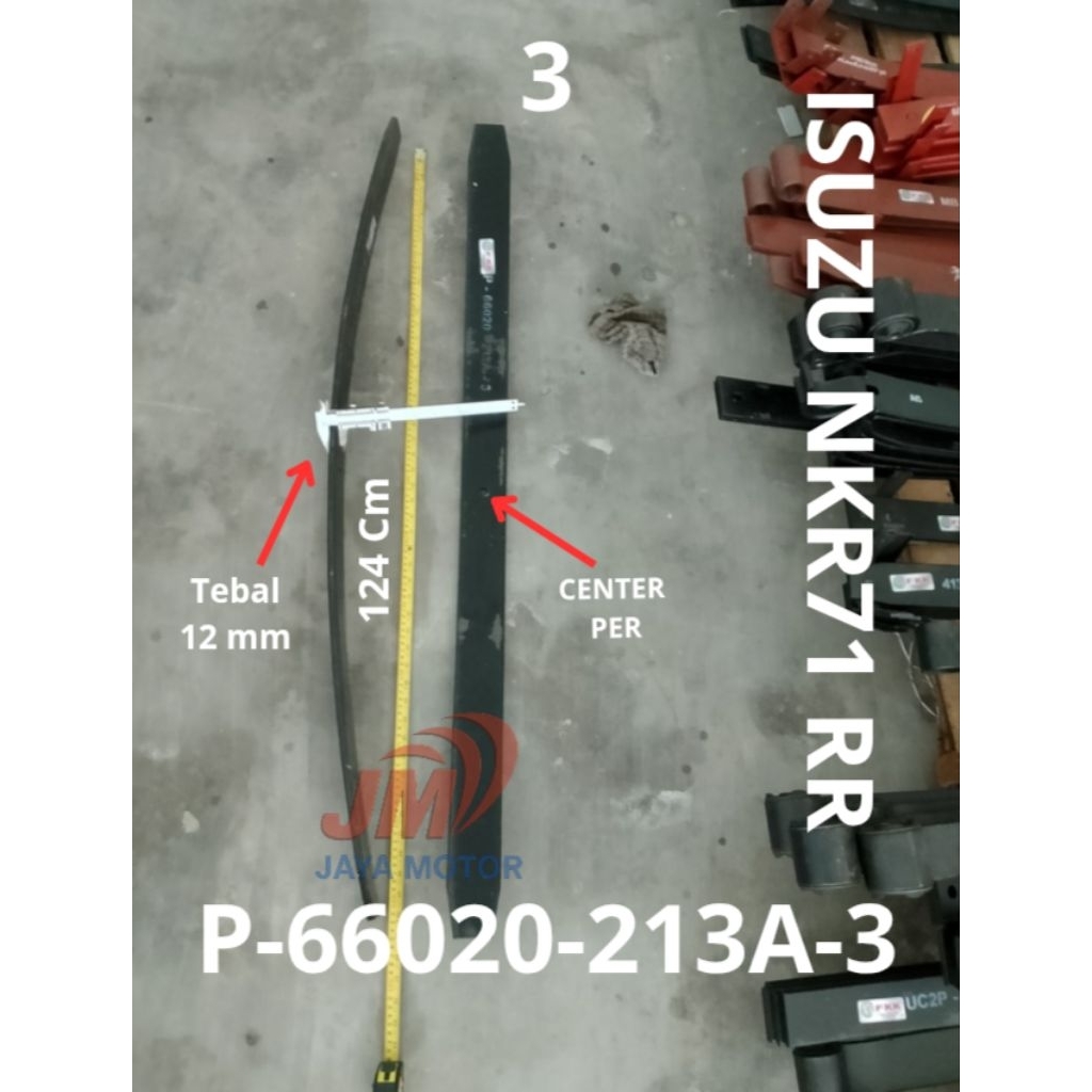 PER DAUN No.3 ISUZU NKR 71 HD MACAN BELAKANG (P-66020-213A-3)
