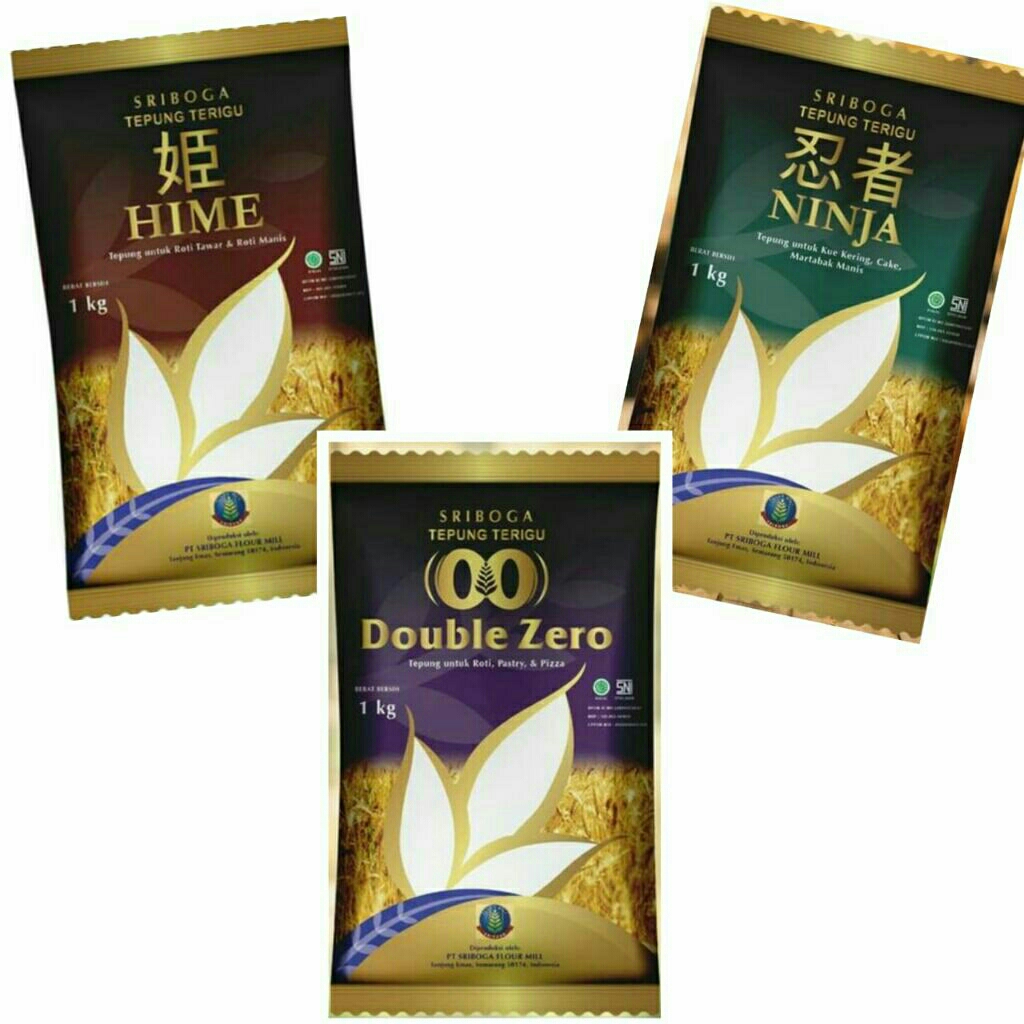 

SRIBOGA 1KG (HIME/ DOUBLE ZERO/ NINJA) /Tepung Terigu