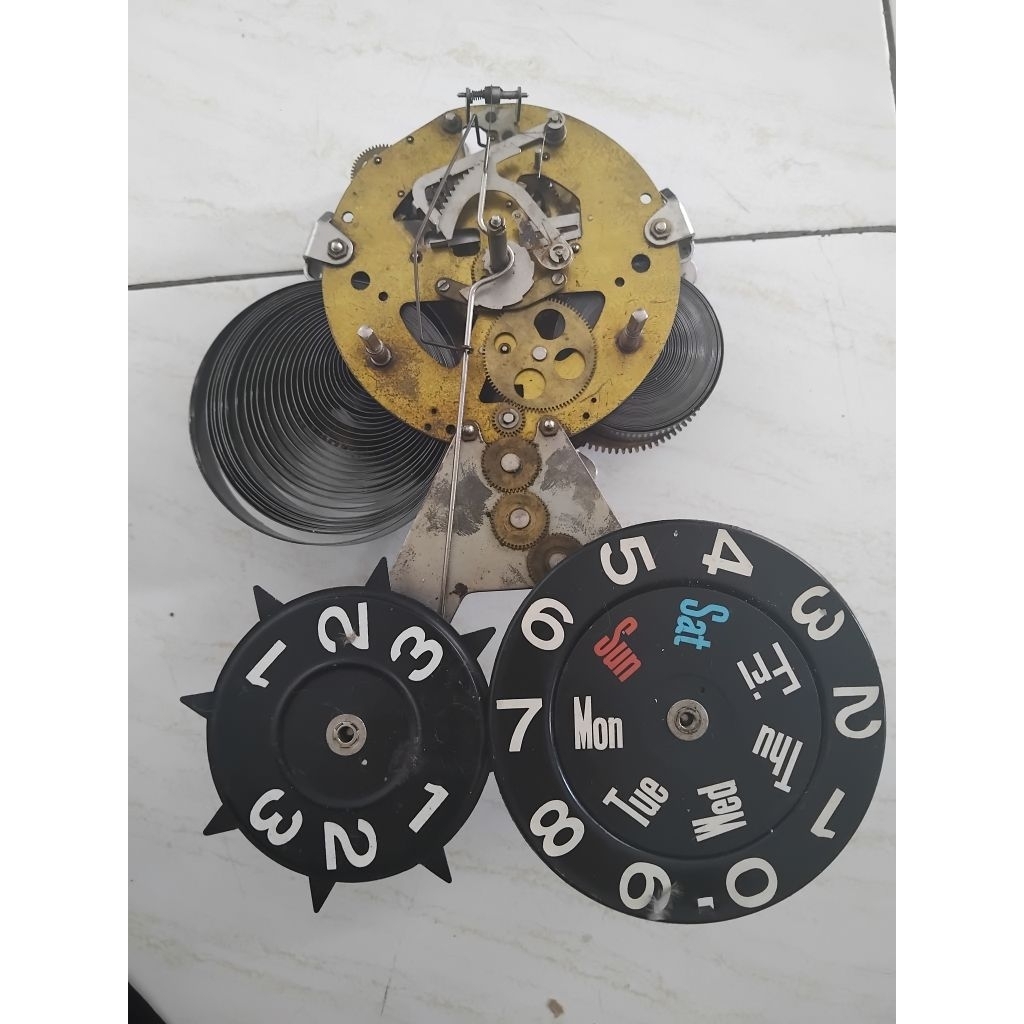 MESIN JAM DINDING JADUL SEIKO JAPAN LOBANG 2