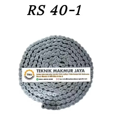 ROLLER CHAIN RS 40 - 1 RANTAI SINGLE RS40-1