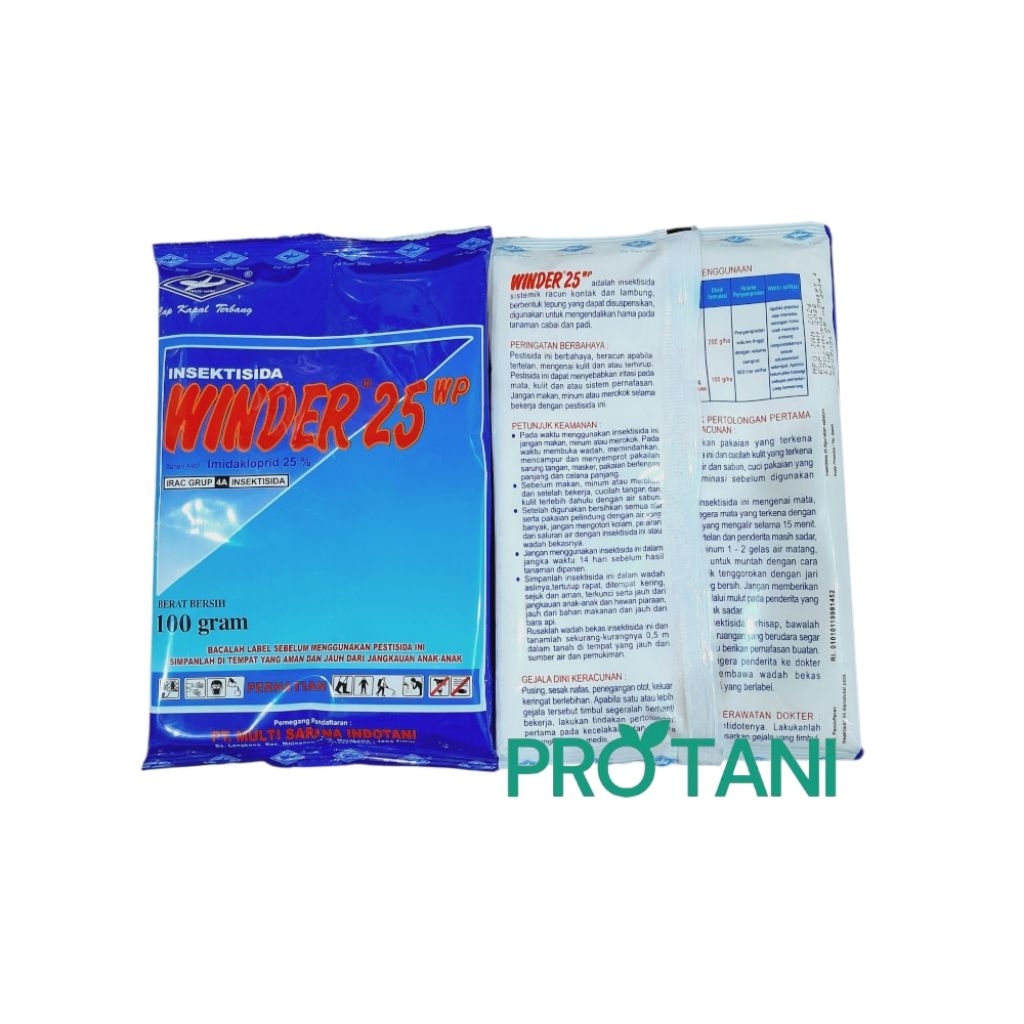 WINDER 100GR Imidacloprid 72wp pengendali hama