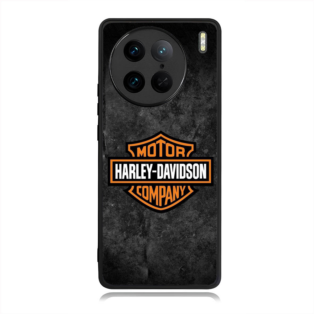 Phone Case VIVO X90 X90s X80 X70 X60 X50 Pro Pro+ Lite TPU Rubber Softcase MOTOR Harley Davidson