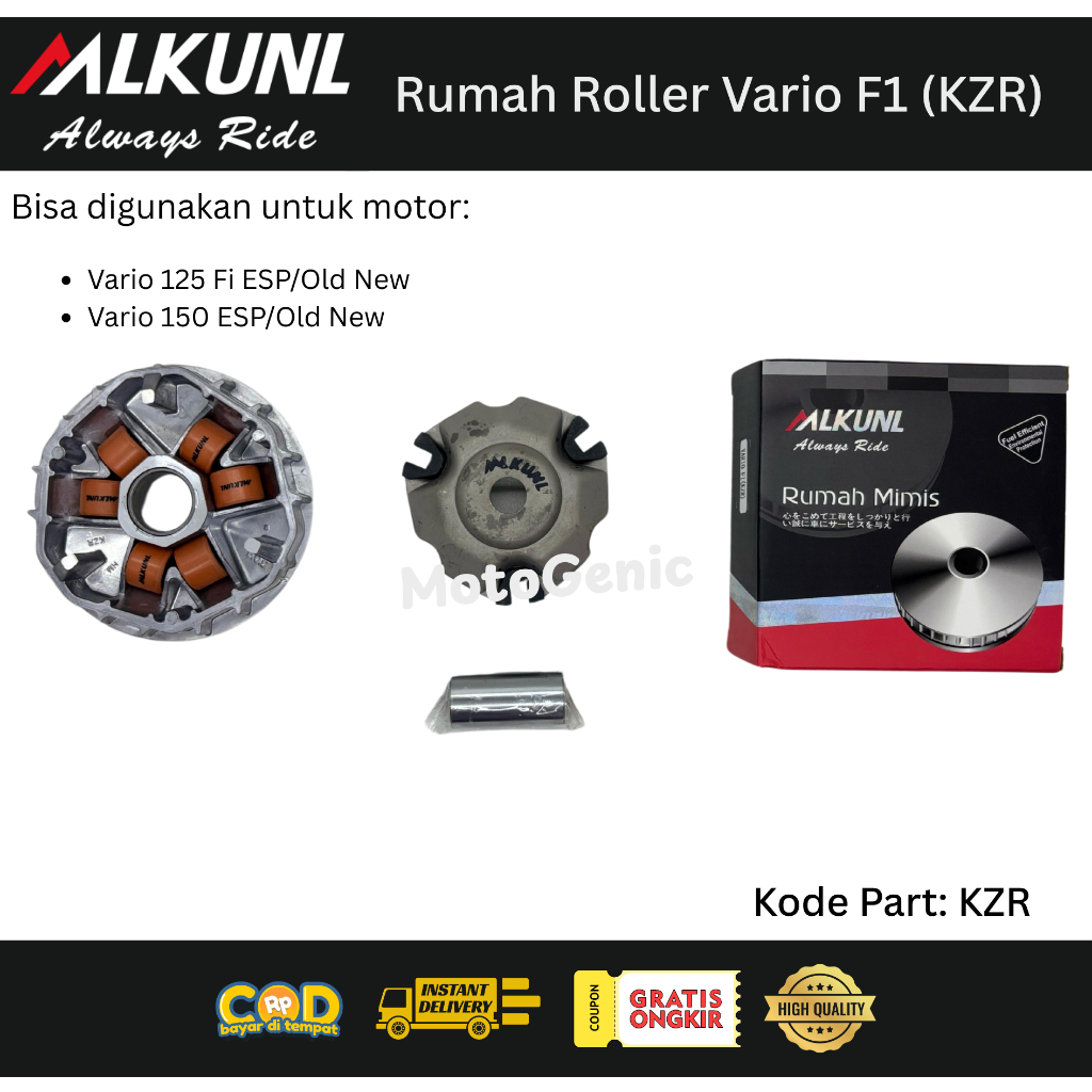RUMAH ROLLER SET VARIO FI VARIO 125 FI ESP VARIO 150 ESP MLKUNL