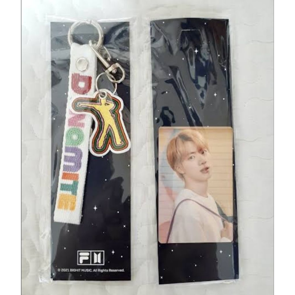 PC BTS JIN FILA X DYNAMITE KEYRING