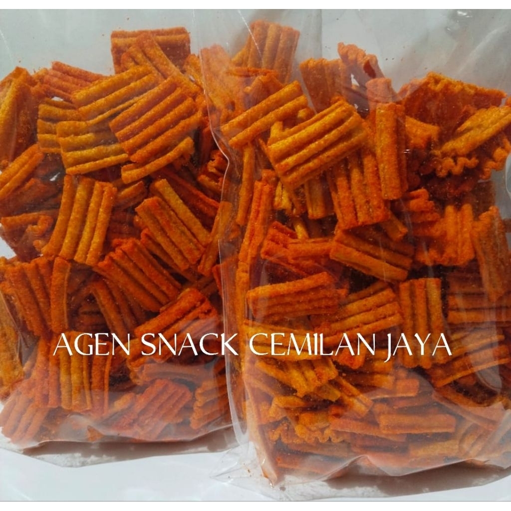 

KERIPIK KENTANG BALADO 1KG (1000GR) KENTANG IRIS PEDAS BALADO