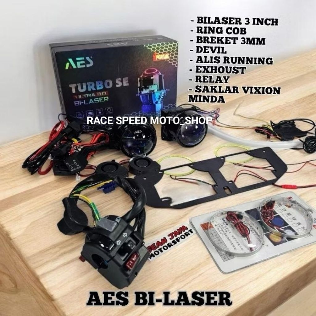 PROJIE PROJECTOR BILED AES BI-LASER 3INCH AEROX NEW 155