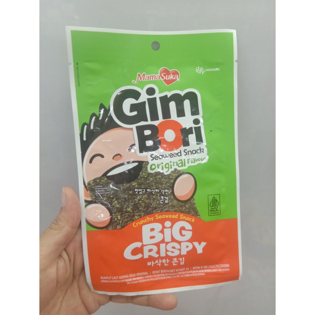 

mamasuka gim bori big crispy 3g