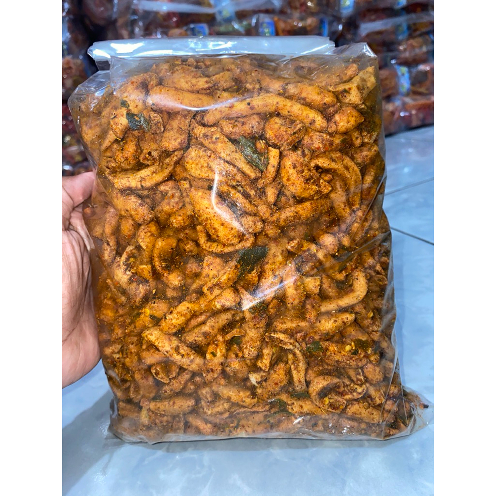

Basreng pedas daun jeruk 500 gram dan 1 kg