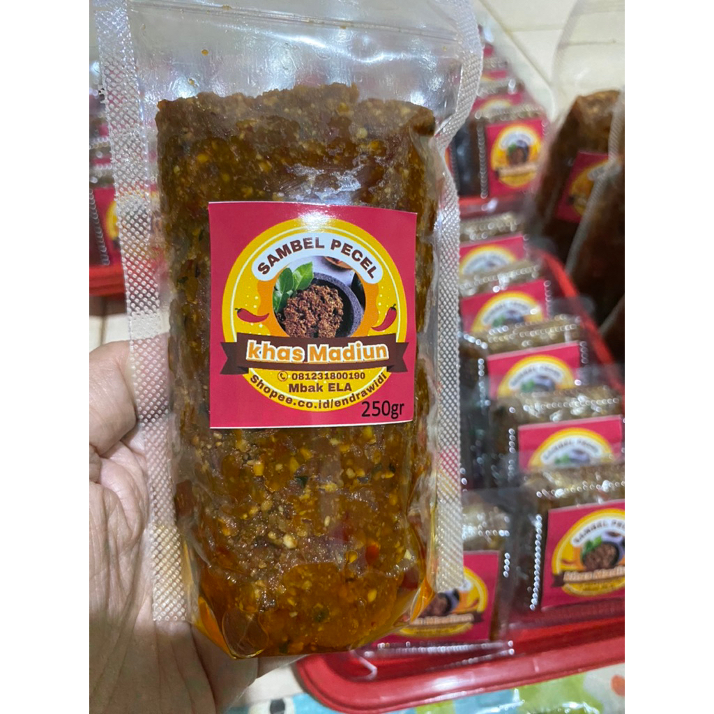

Sambel pecel khas madiun