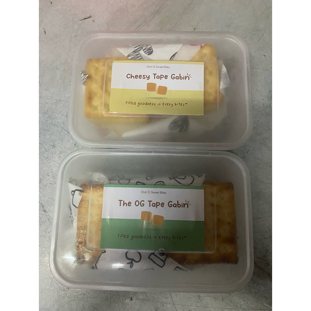 

Homemade Gabin Tape Original & Keju dan Coklat Premium isi 4